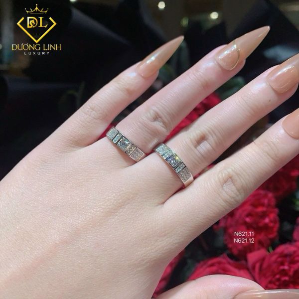 Nhẫn Cưới Cặp Kim Cương – N621.11